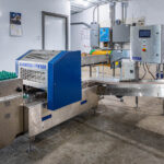 An egg packing setup