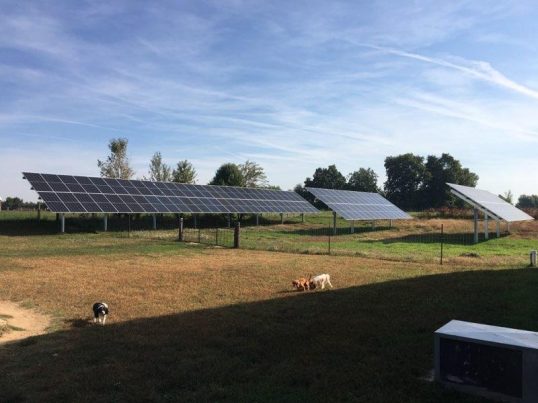 Jay Dee Lehman's solar panels